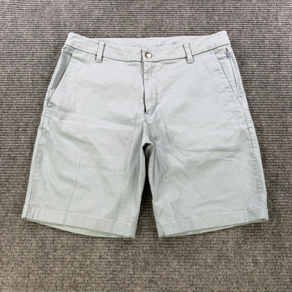 Lululemon Commission Short 9" Inseam Mens 34 Warpstreme Light Blue Chino LM7AK7S